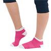 Surprizeshop Ladies Pom Socks 3-Pair 4-7  Pink